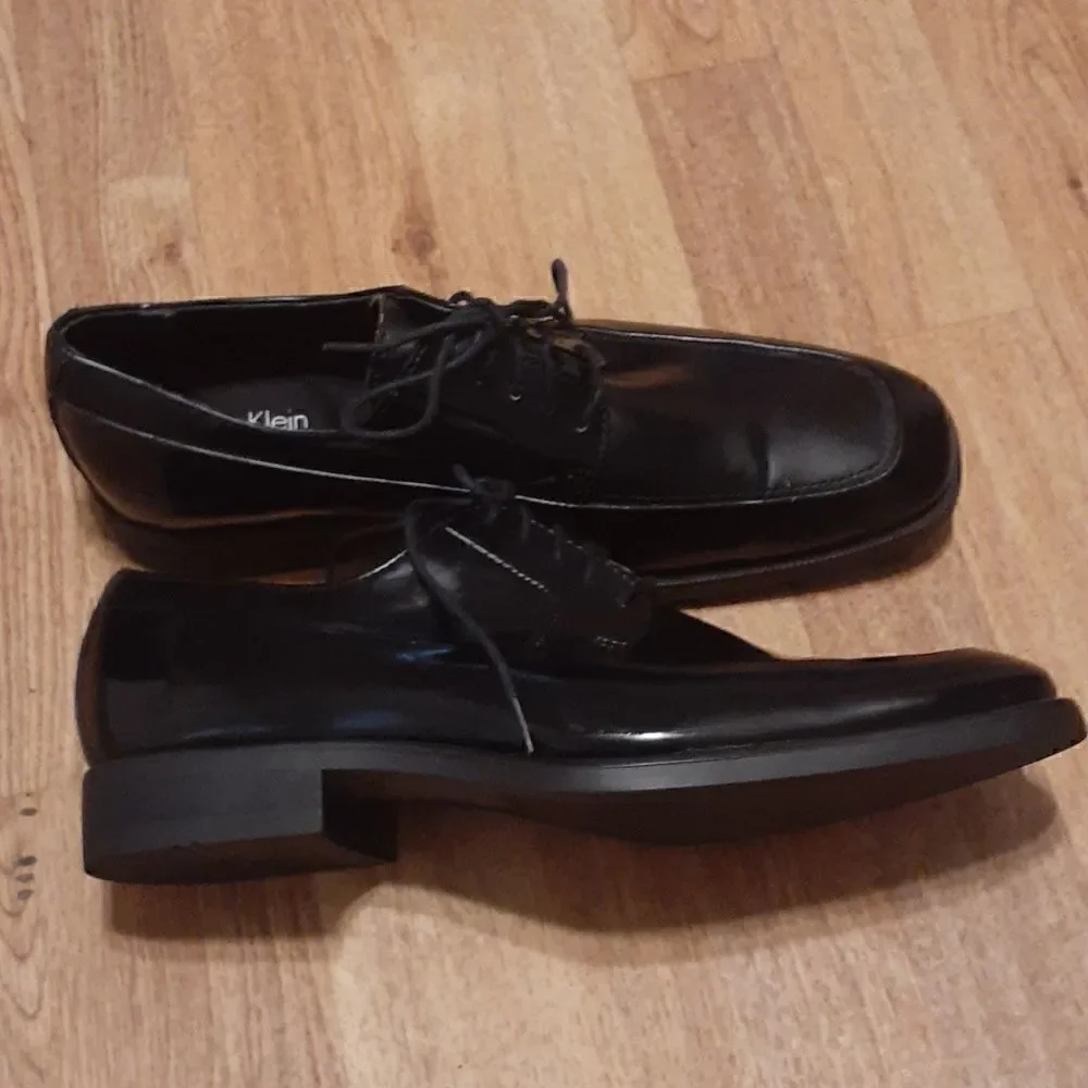 Calvin Klein Elroy Men's Dress‎ Shoe 8.5M Black Great Condition